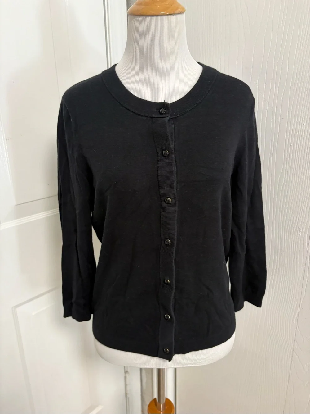 Kate Spade Bow Back Button Up Cardigan